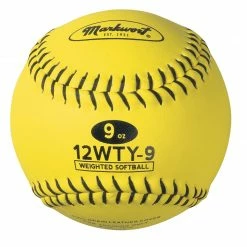 The Softball Group Weighted Optic Yellow 12" Training Softball