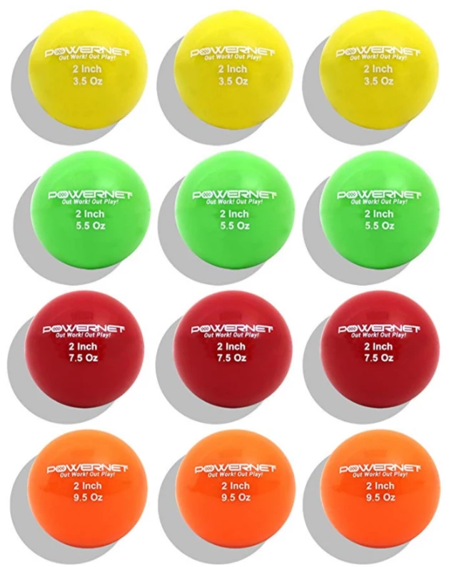 Discount ๐ The ๐ฅ Softball Group PowerNet 2" Micro-Heavies ๐คฉ 8 The Softball Group PowerNet 2" Micro-Heavies