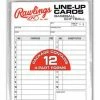 The Softball Group Rawlings Team Line-Up Cards Field