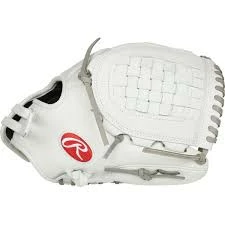 The Softball Group Rawlings 12" Liberty Adv White Grey Fielders Glove